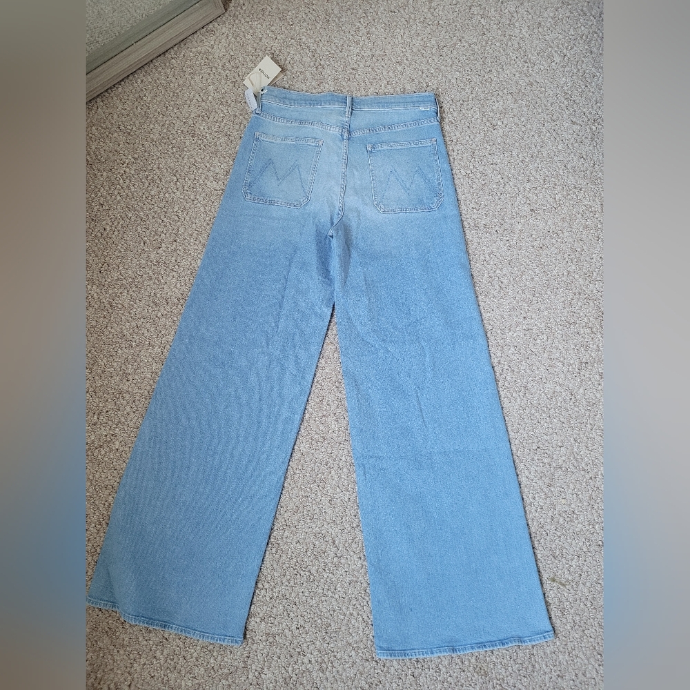 Mother Undercover Wide Leg High Rise Jeans - Picture 8 of 10